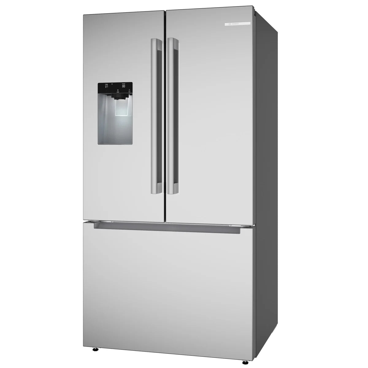 Bosch 500 Series 24 in Stainless Steel German Made Third Rack Dishwasher with Pocket Handle