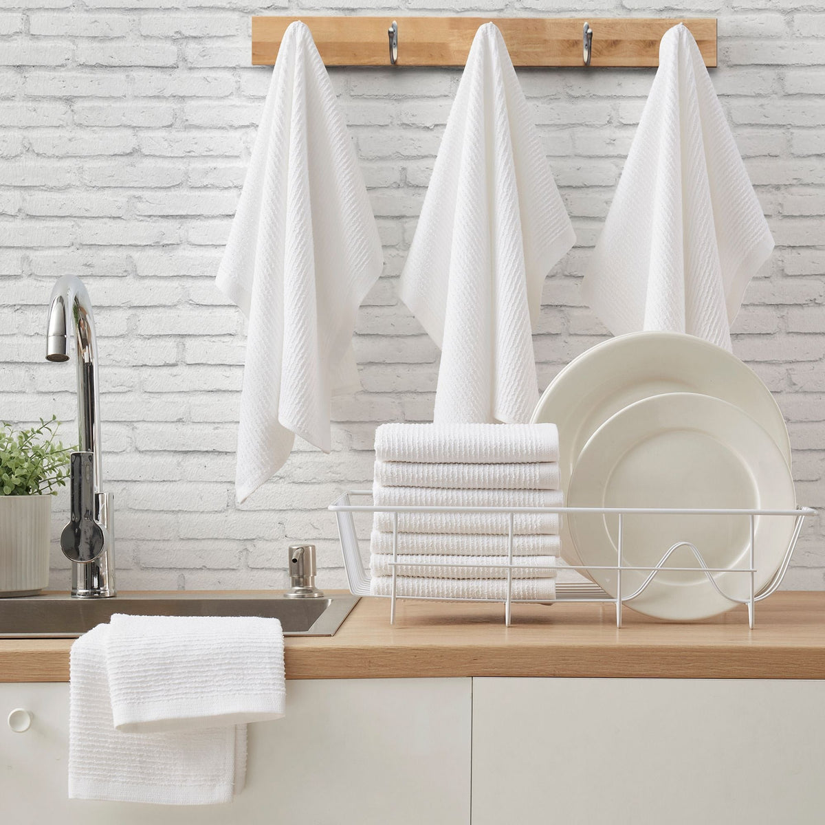 Clorox Ribbed Terry Bar Mop Kitchen Set, 16-in x19-in, 3-pk