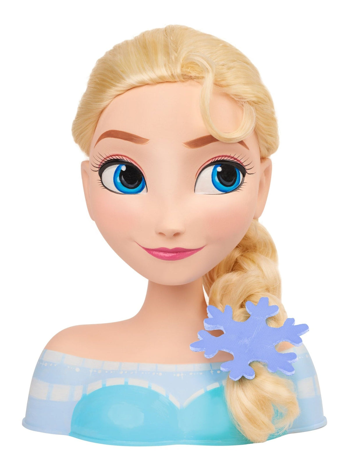 Disney Frozen Elsa Styling Head Toy with 14 Accessories for Hair Styling and Braiding, Ages 3+
