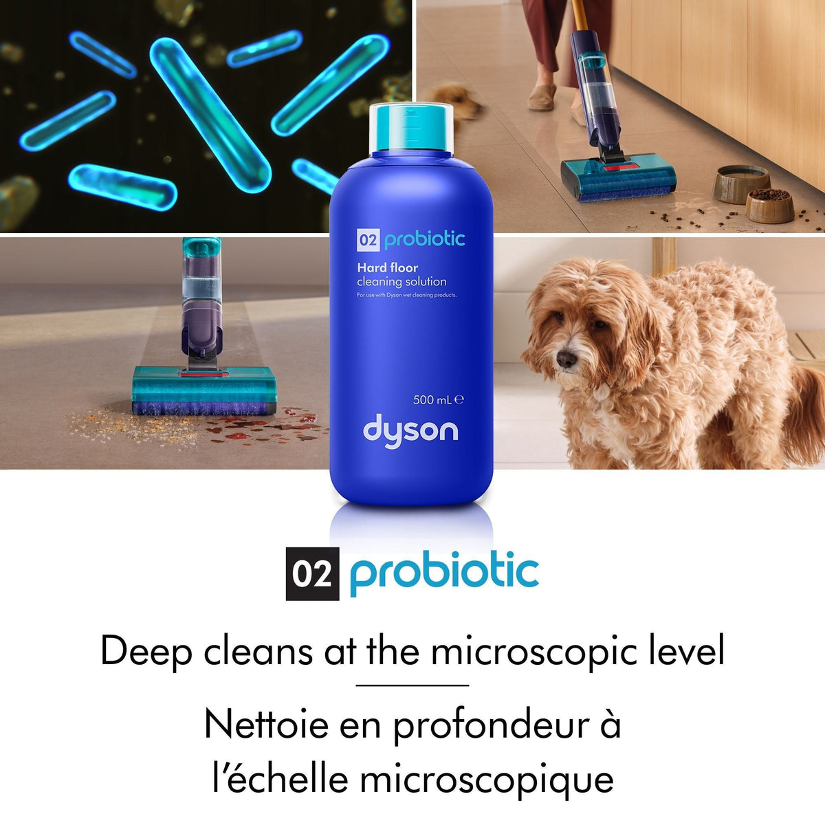 Dyson Clean + Wash Hygiene Vacuum Cleaner, Lightweight, Self-Drying Deck