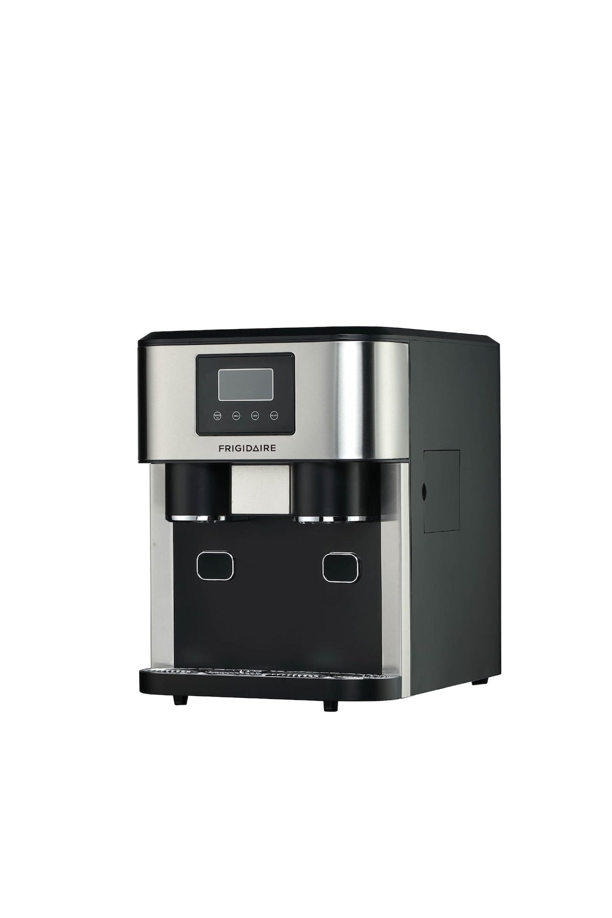 Frigidaire 3-in-1 Compact Countertop Water Dispenser & Ice Maker with LED Display, 33-lb Ice/Day, Stainless Steel