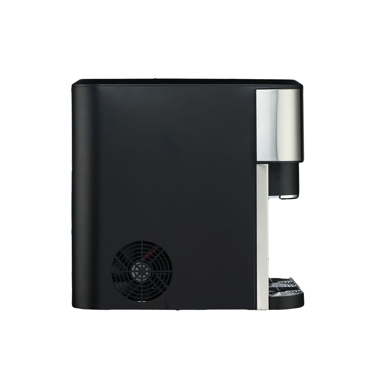 Frigidaire 3-in-1 Compact Countertop Water Dispenser & Ice Maker with LED Display, 33-lb Ice/Day, Stainless Steel
