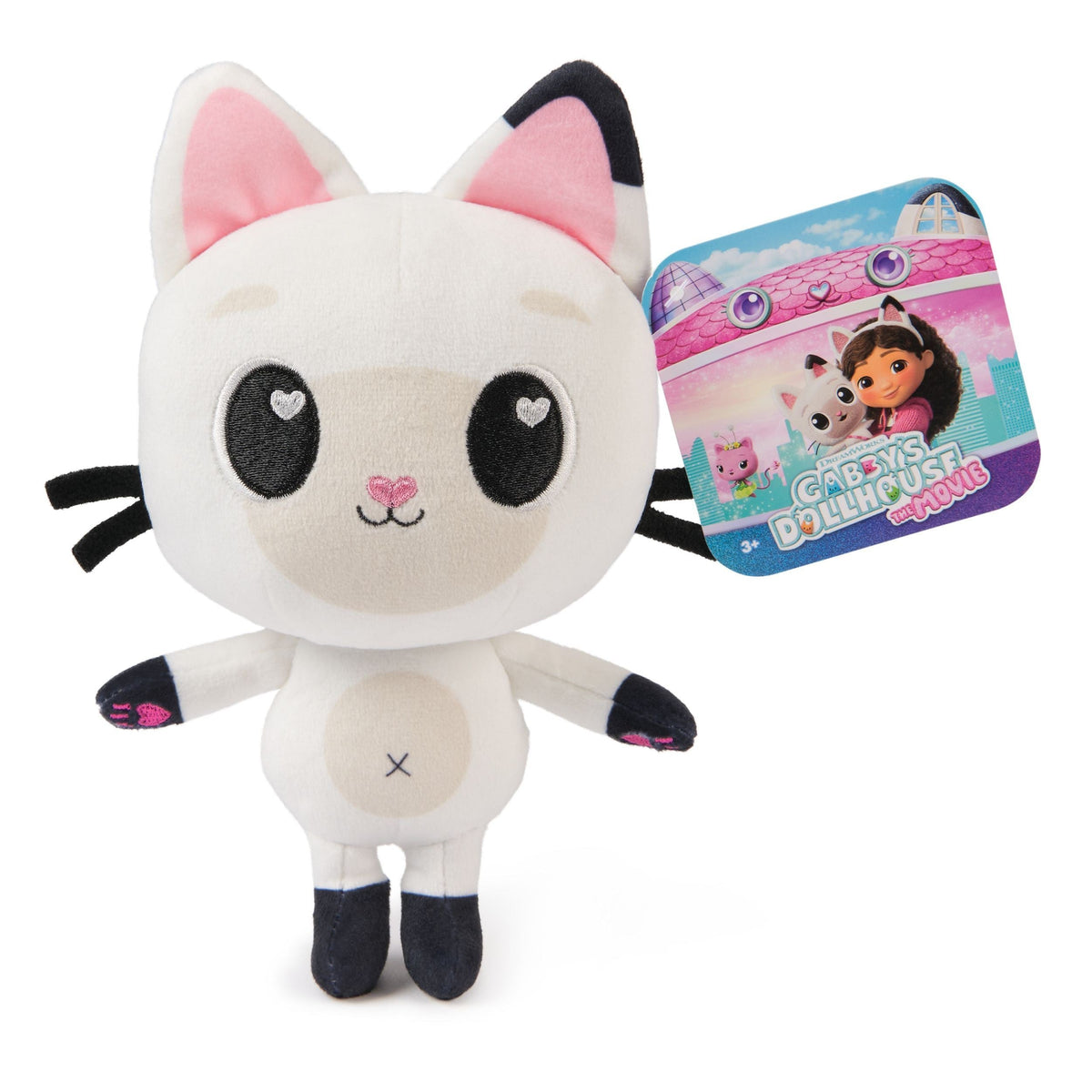 Gabby’s Dollhouse: The Movie Official Plush Toy, Cat Stuffed Animal, 8-in Plush, Ages 3+