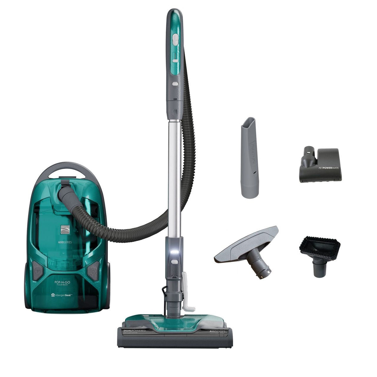 Kenmore Pet Friendly Pop-N-Go HEPA Multi-Surface Bagged Corded Canister Vacuum, 14-in, 12A