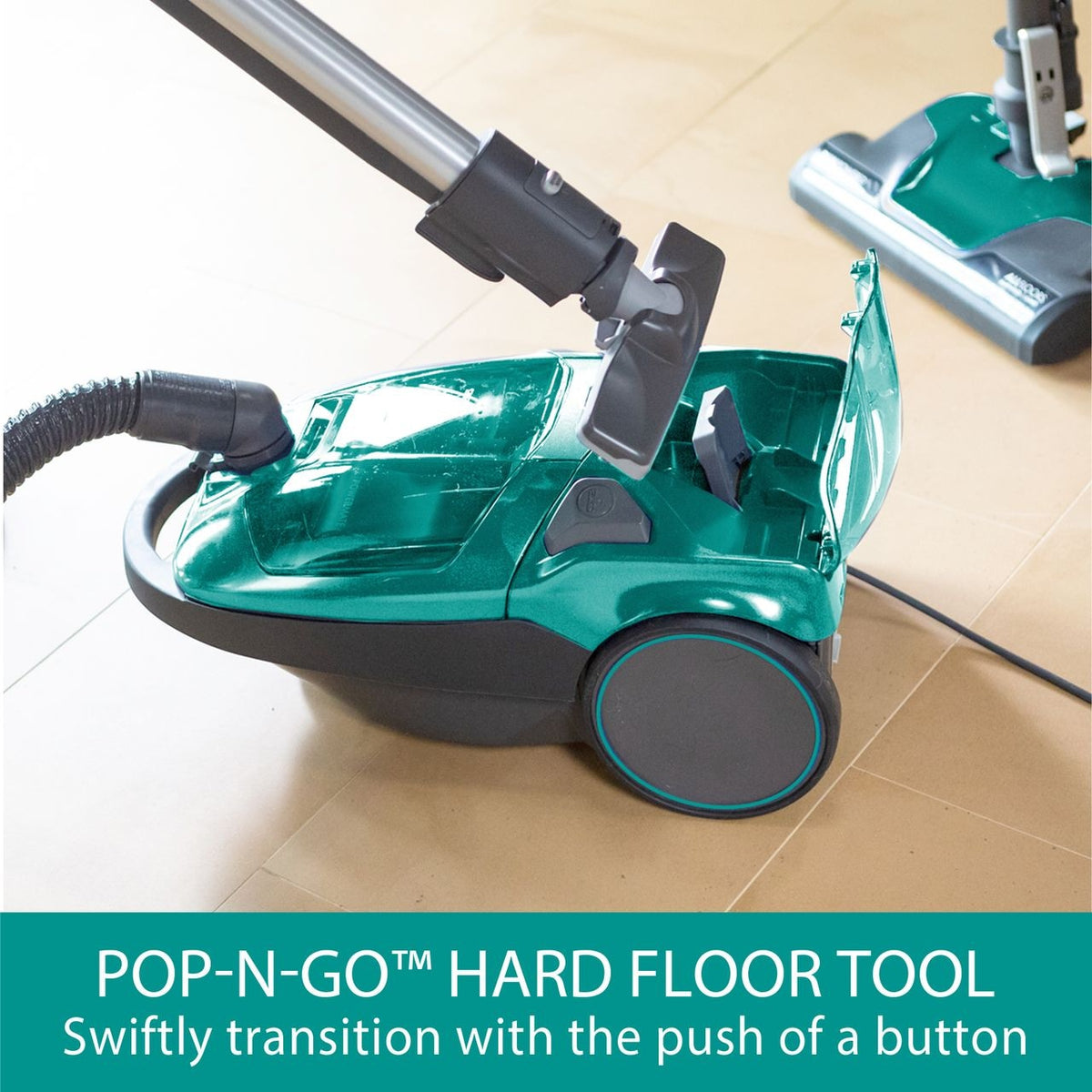 Kenmore Pet Friendly Pop-N-Go HEPA Multi-Surface Bagged Corded Canister Vacuum, 14-in, 12A