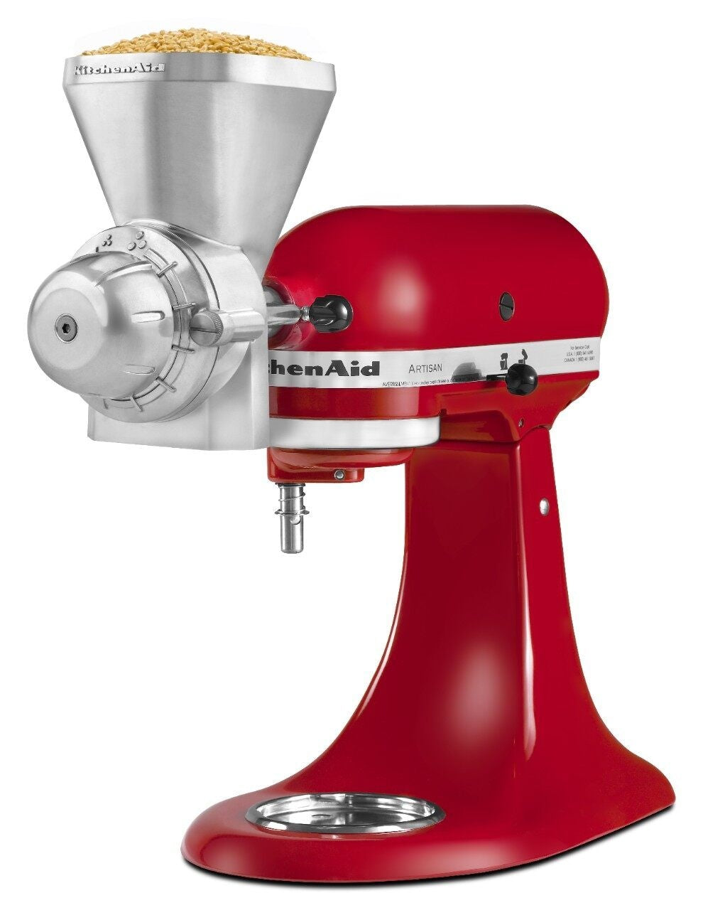 KitchenAid Grain Mill Stand Mixer Attachment with 12 Grind Levels