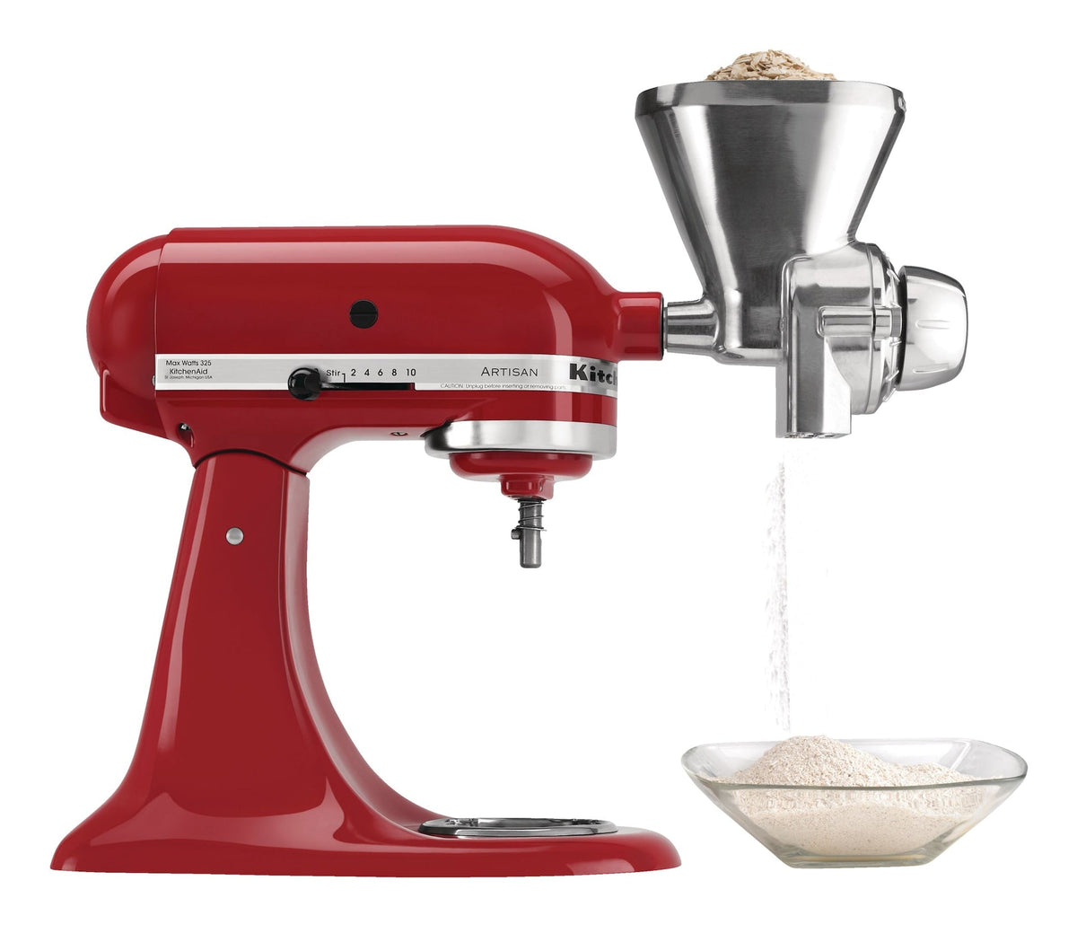 KitchenAid Grain Mill Stand Mixer Attachment with 12 Grind Levels