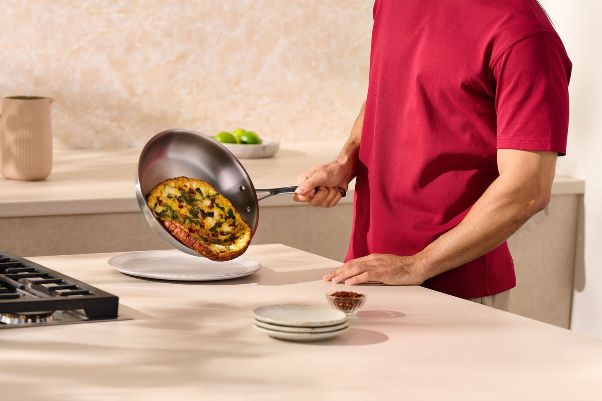 Lagostina 3-Ply Clad Commercial Frypan, 26-cm