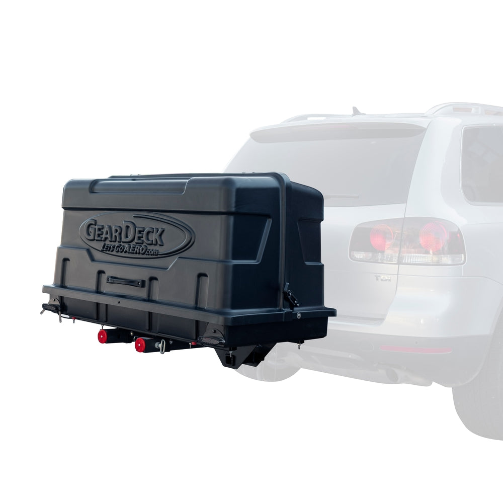 Let`s Go Aero GearDeck Slideout Cargo Carrier with LED, Black, 17-cu.ft