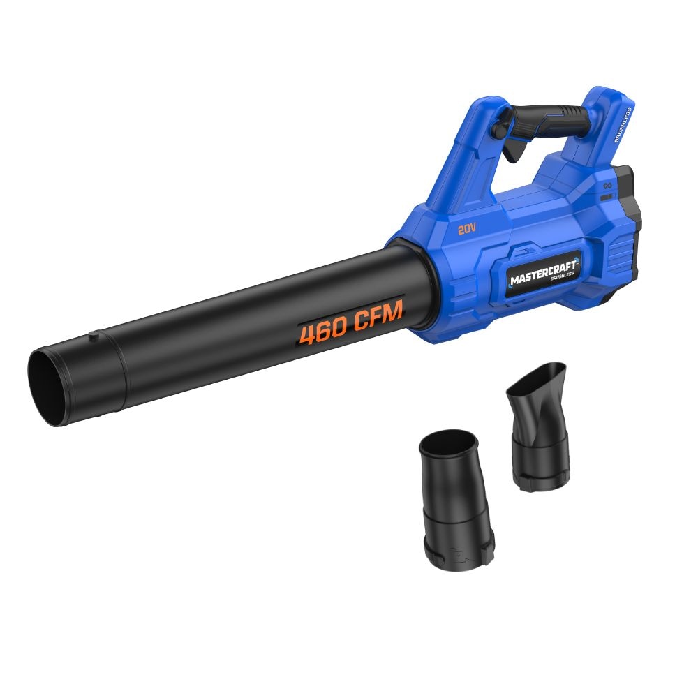 Mastercraft 20V Cordless 460 CFM Brushless Leaf Blower, Tool Only, PWR POD Compatible