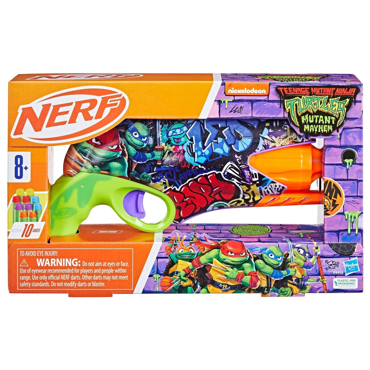 NERF Inked Teenage Mutant Ninja Turtles 5-Dart Blaster