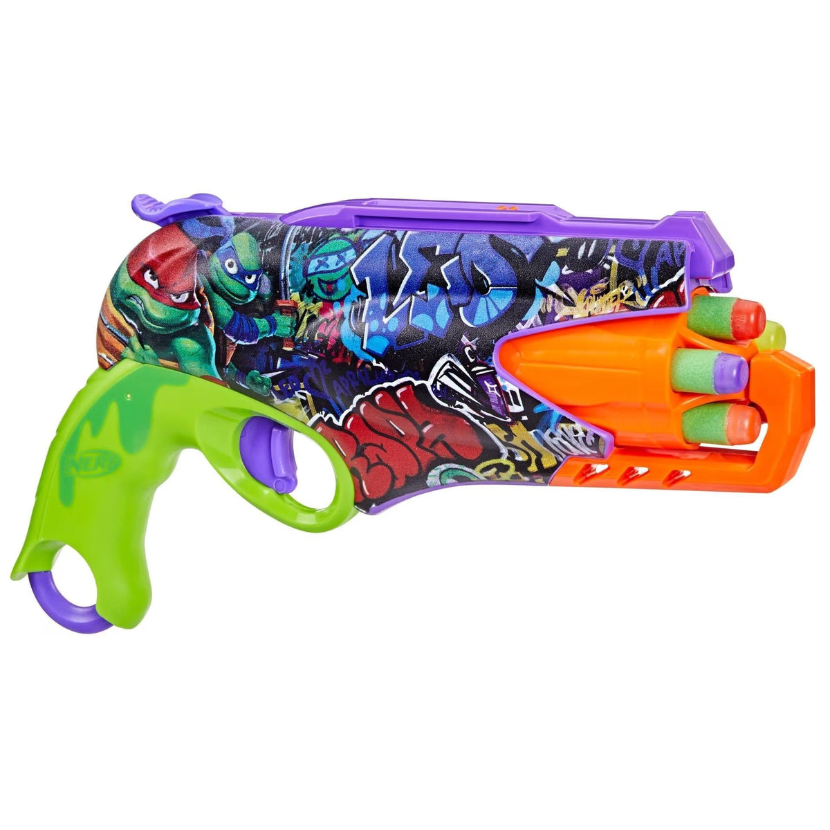NERF Inked Teenage Mutant Ninja Turtles 5-Dart Blaster