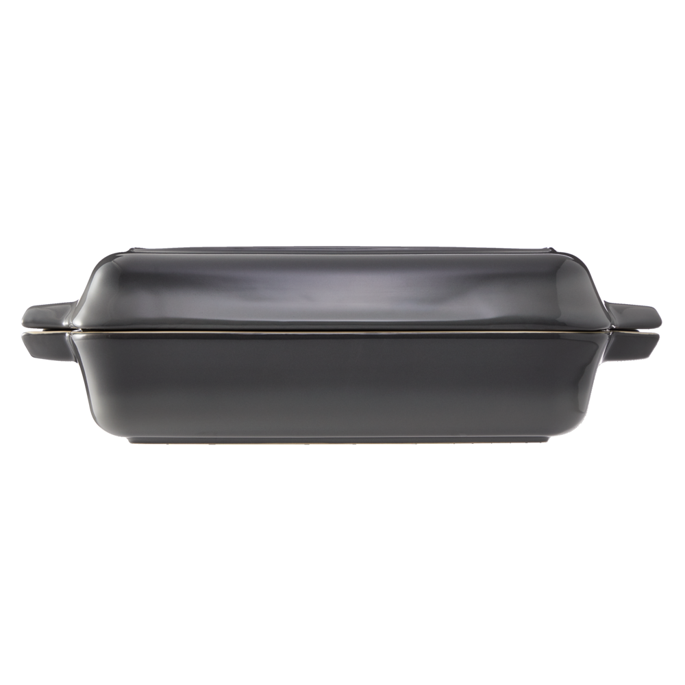 PADERNO Ceramic Roaster Set, Grey, 15 x 8.5-in, 2-pk