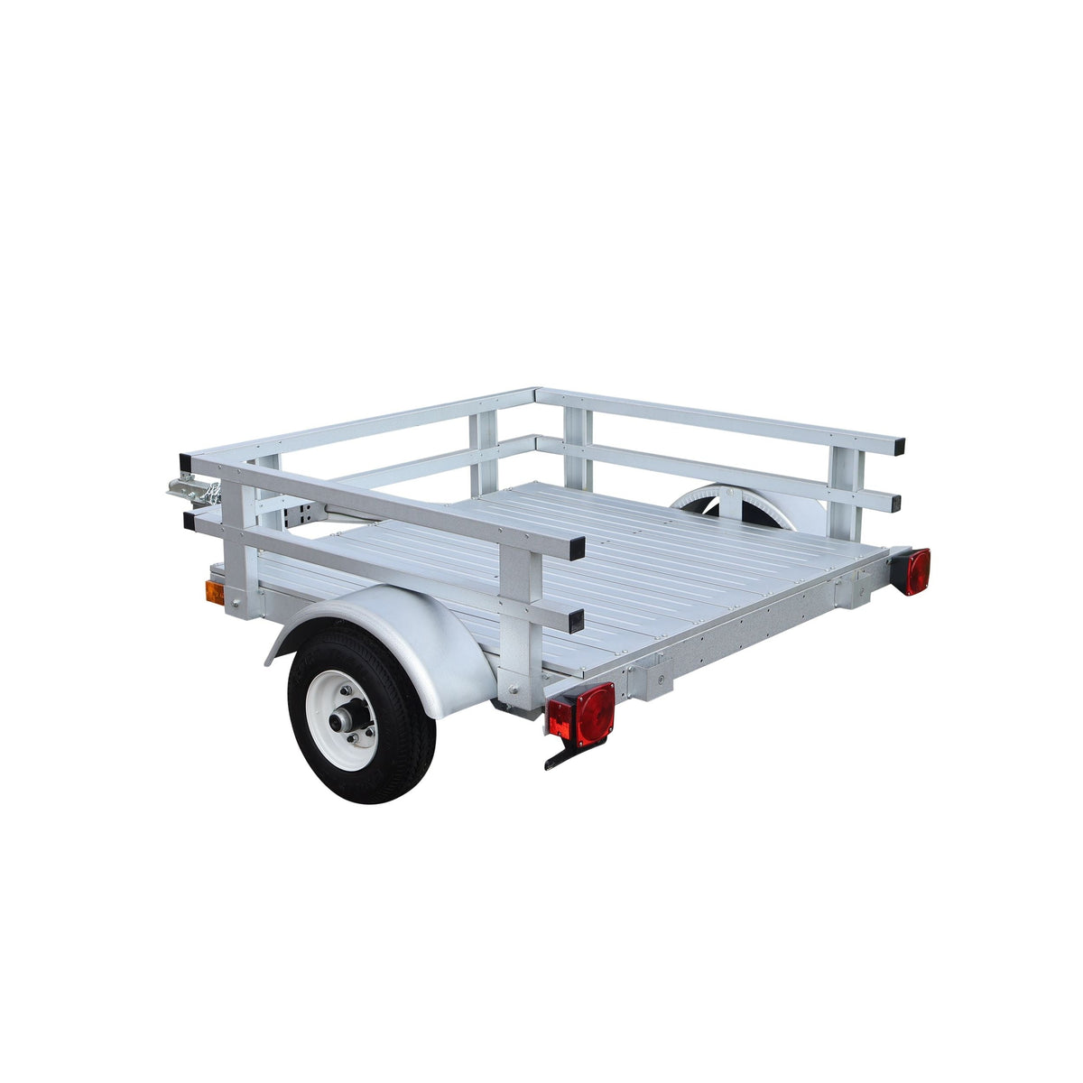 Stirling 4x4-ft Rail Side Galvalume Plus Stirling Kit Trailer