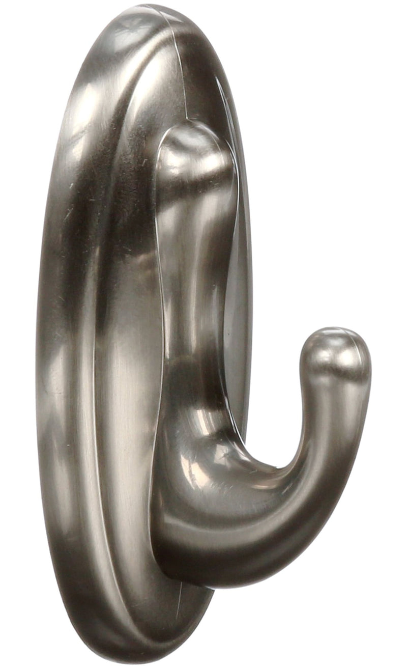 3M Command Medium Traditional Decorative Utility Hook, Brushed Nickel I0