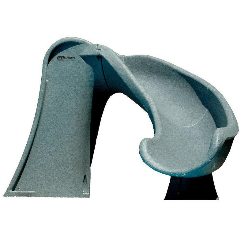 Cyclone Right Curve Swimming Pool Slide, Gray Granite Z4