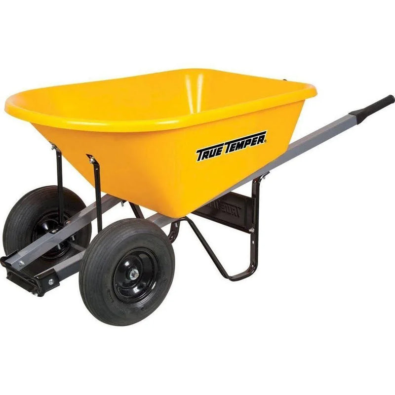 6 Cu. ft. Poly Wheelbarrow with Dual Wheels RP6DWLG8 P2