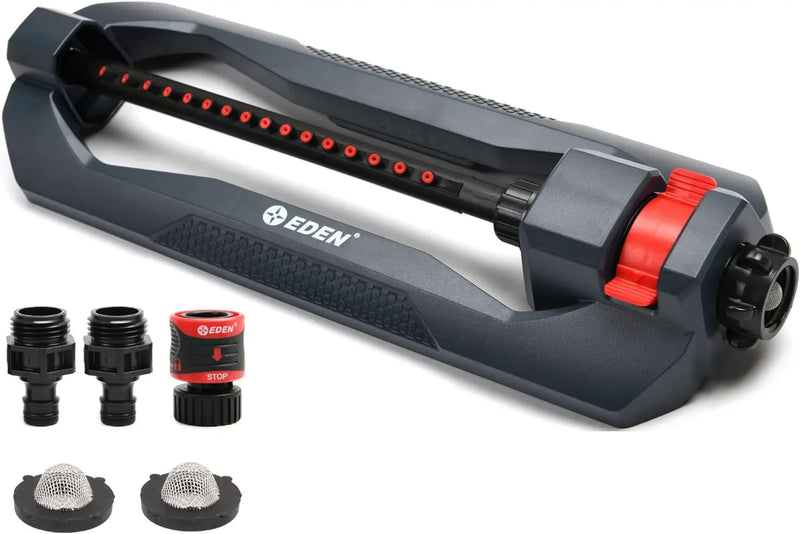 Eden Lawn & Garden Essential Oscillating Sprinkler | Water Sprinkler for Yard N6