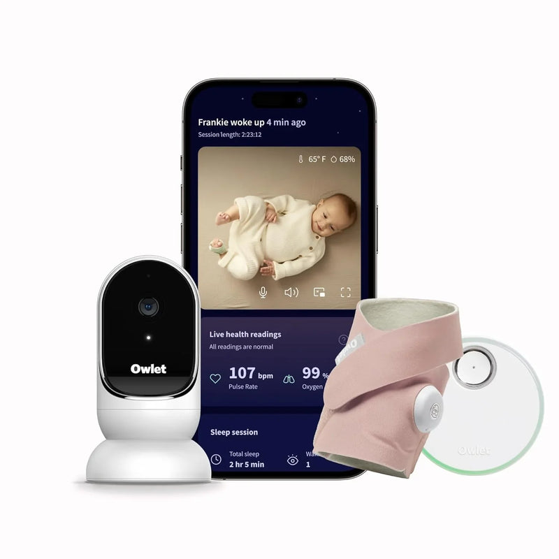 Two-channel camera tracking and notification function, which can monitor the baby's heart rate and blood oxygen level in real time, and display the results in 1080p high-definition through WiFi video for viewing. R5