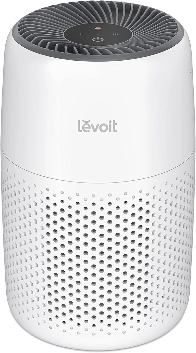 Bedroom home dormitory air purifier, three-in-one filter scented sponge, helps you sleep well, filters smoke, allergens, pet dander, odors, dust, suitable for office, desktop, mini core P type, white W0