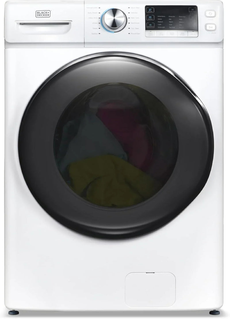 0.9 Cu. Ft. Portable Washer, 6.6 lb. Capacity Washing Machine for Homes & Apartments, 5 Wash Cycles, Quick Connect Sink Adapter and Drain Hose Included, Transparent Lid, BPWM09W, White R7