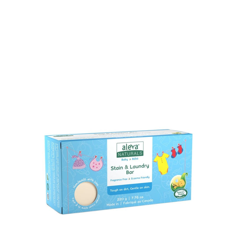 Aleva Naturals Plant-Based Stain and Laundry Bar, 220g R8