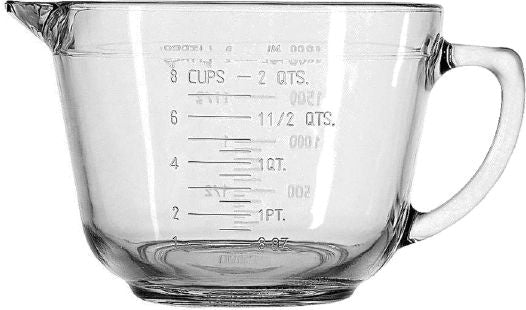 Anchor Hocking Glass Batter Bowl, 2-qt J5