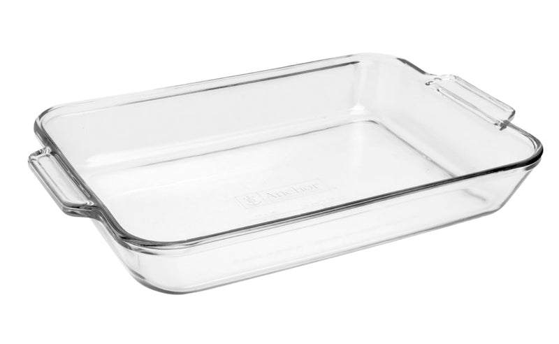 Anchor Hocking Oven Originals Glass Rectangular Utility Dish, 3-L L1
