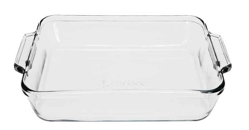 Anchor Hocking Oven Originals Glass Square Cake Dish, 8 x 8-in, 2-L B1