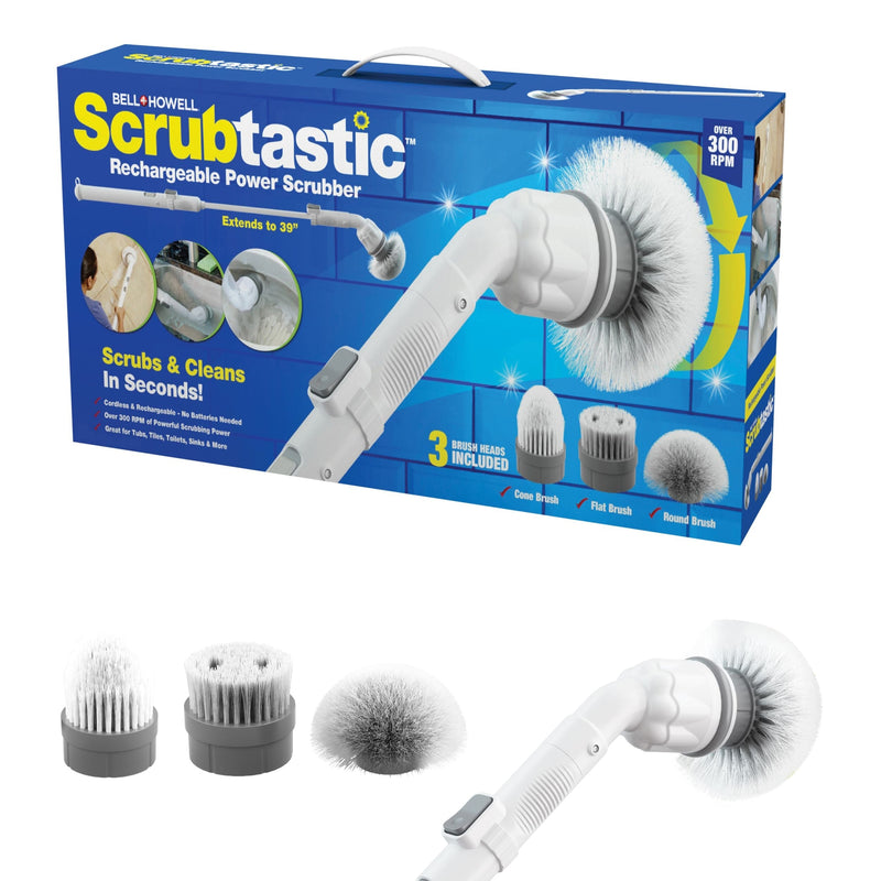 As Seen On TV Scrubtastic Rechargeable Power Scrubber Brush I5