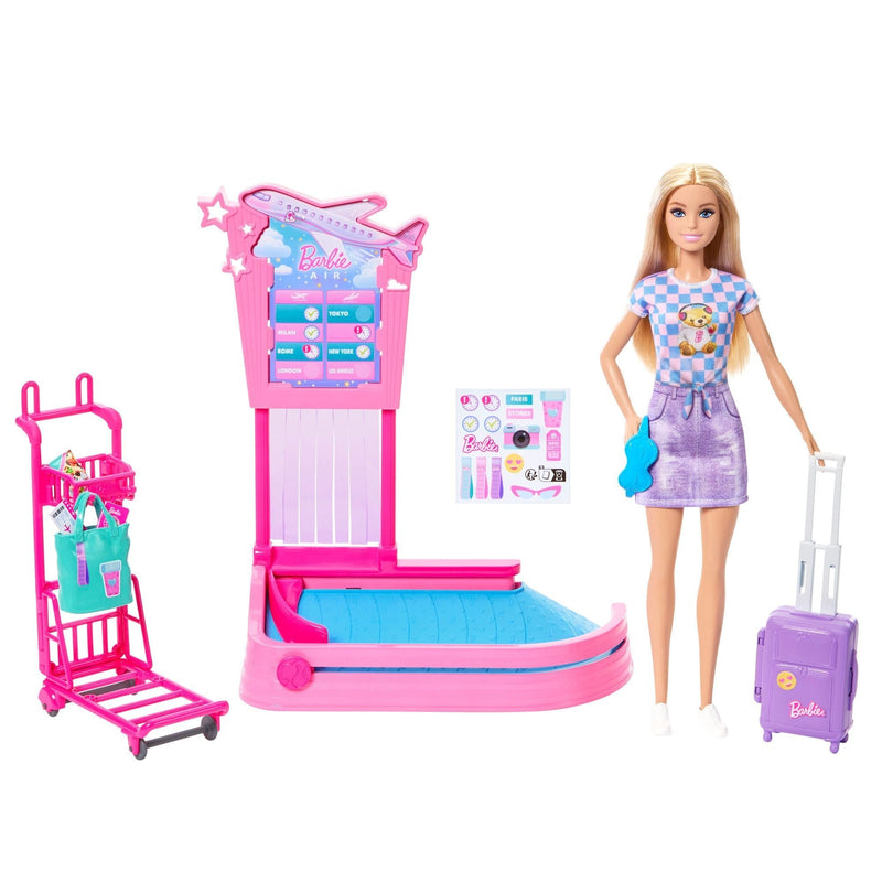 Barbie Doll and Travel Playset B9