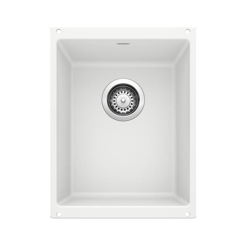 Blanco Precis SILGRANIT 13-in Undermount Bar Sink, White Q2