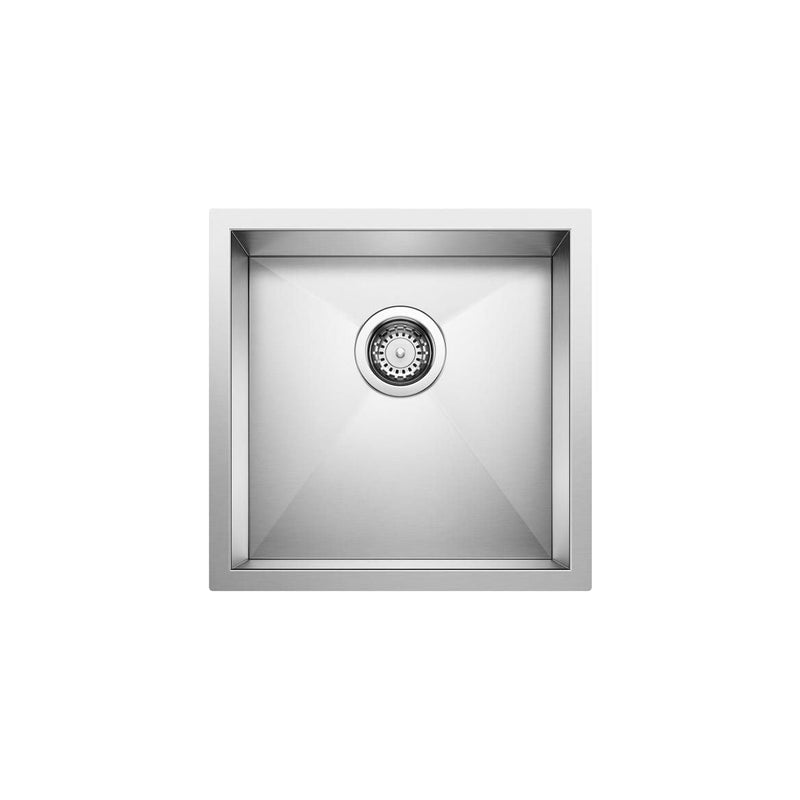 Blanco Quatrus R0 17-in Stainless Steel Undermount Bar Sink Z1