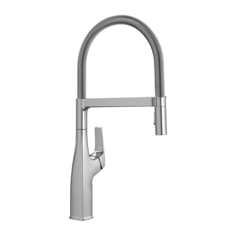 Blanco Rivana Semi-Pro Pull-Down Dual-Spray Kitchen Faucet, PVD Steel U0