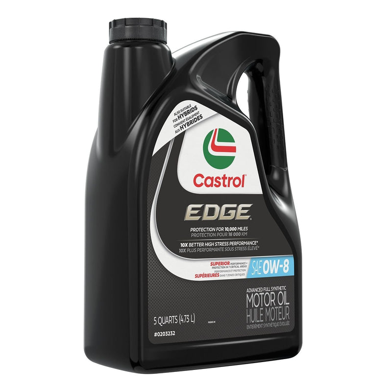 Castrol EDGE 0W8 Synthetic Motor Oil, 5-L N2