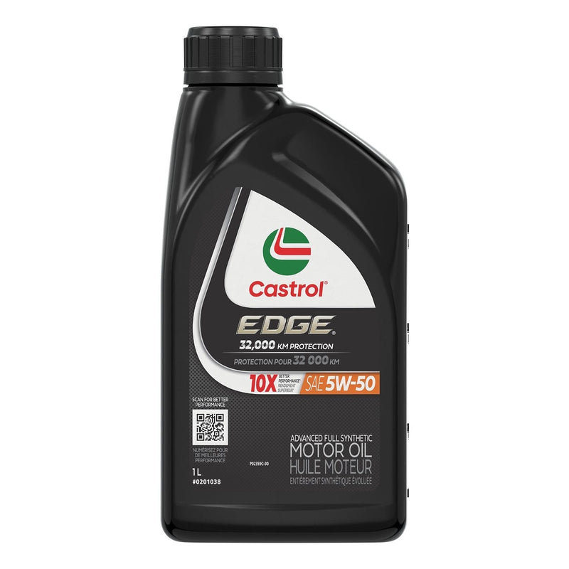 Castrol EDGE 5W50 Advanced Synthetic Engine/Motor Oil, 1-L O9