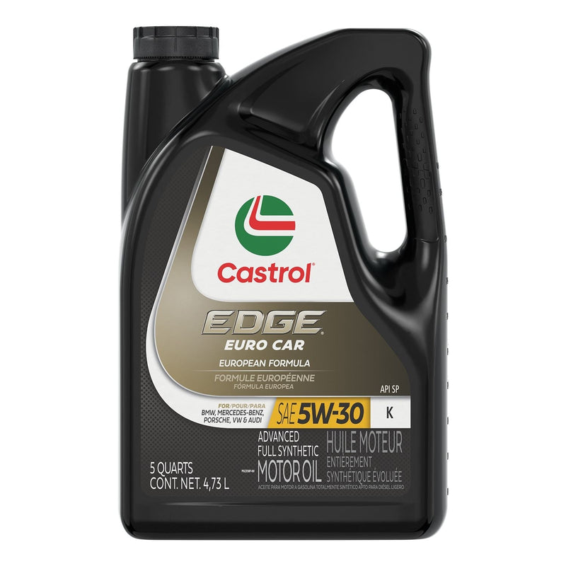 Castrol EDGE Euro K 5W30 Advanced Synthetic Engine/Motor Oil, 4.73-L F2