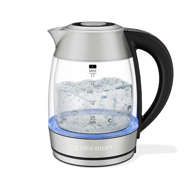 Chefman Custom-Temp 1.5L Digital Double Glass Kettle U0