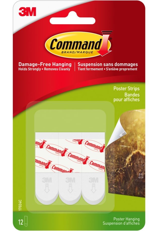Command Removable Hook with Adhesive Strips, Damage Free Hanging, Reusable, Re-Position B6