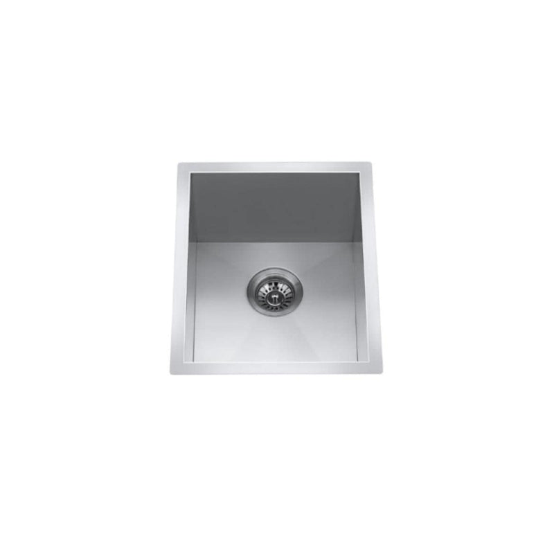 CraftX 15-in Type 304 Stainless Steel Zero Bar Sink K0
