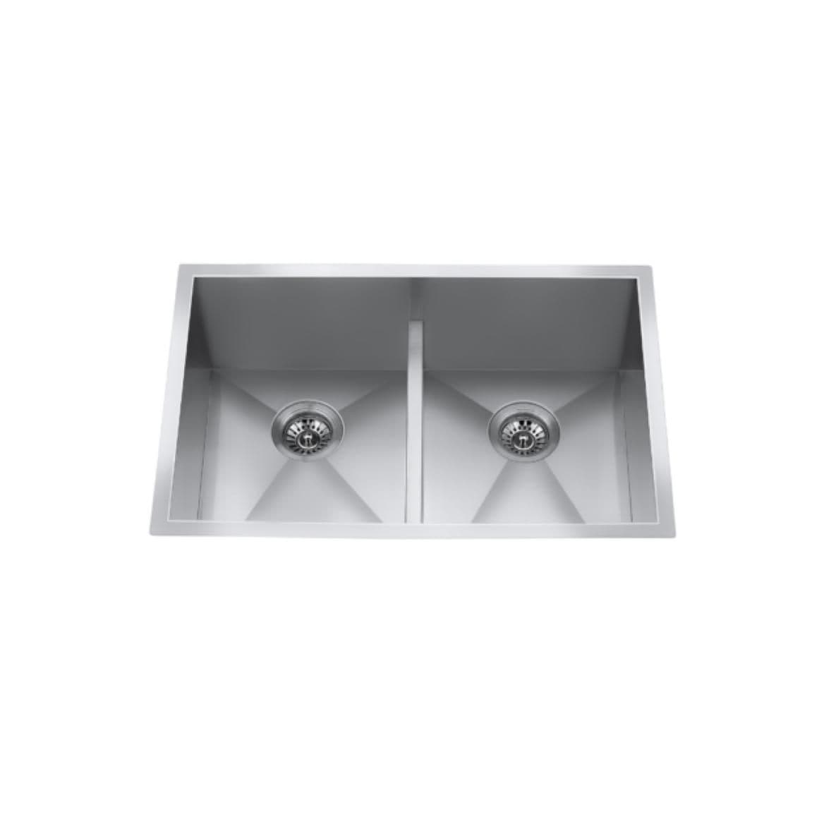 CraftX CXZD772L 29-in Low Divide Stainless Steel Double Bowl Sink