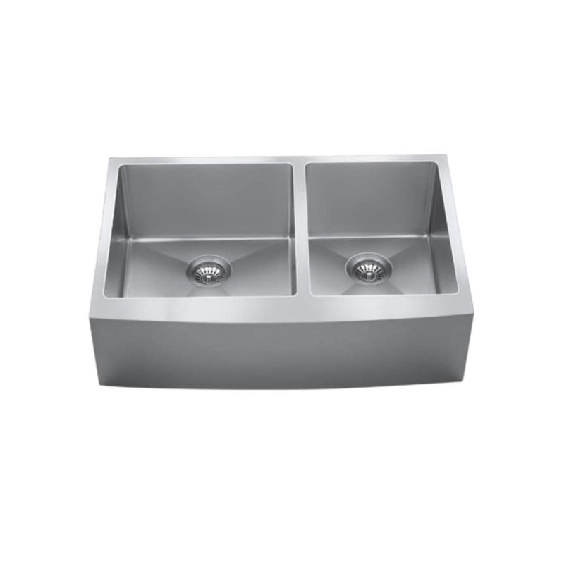 CraftX Type 304 Stainless Steel Front Double Bowl Sink H1