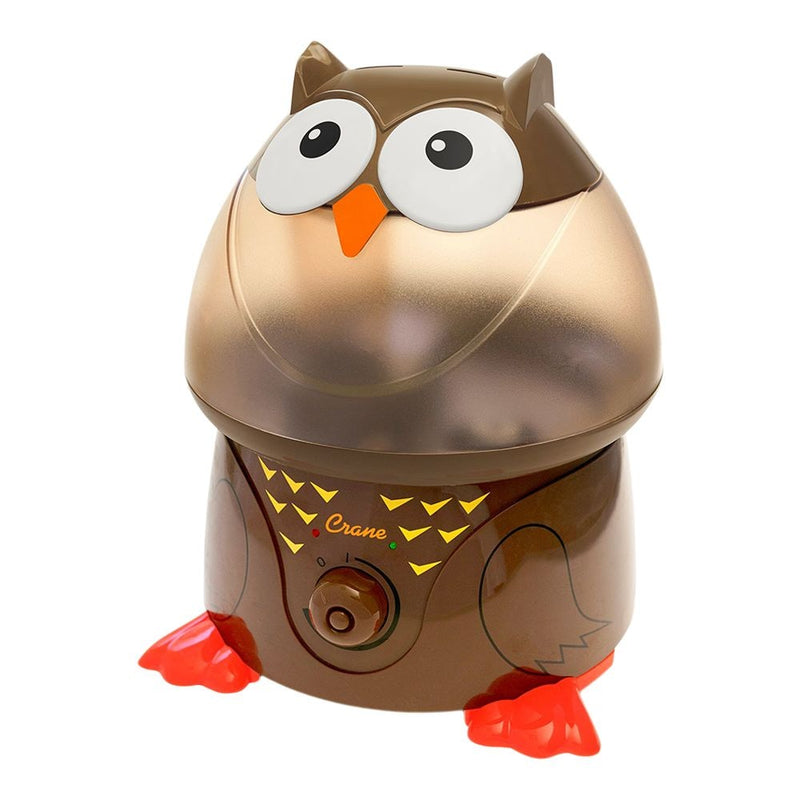 Crane Pediatric Cool Mist Humidifier with Vapor Tray and Diffuser, Owl V5