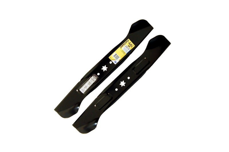 Cub Cadet NX-15 Riding Mower 2-in-1 High-Lift Blade Set, Fits 2015 & After Models, Black, 46-in, 2-pk M1