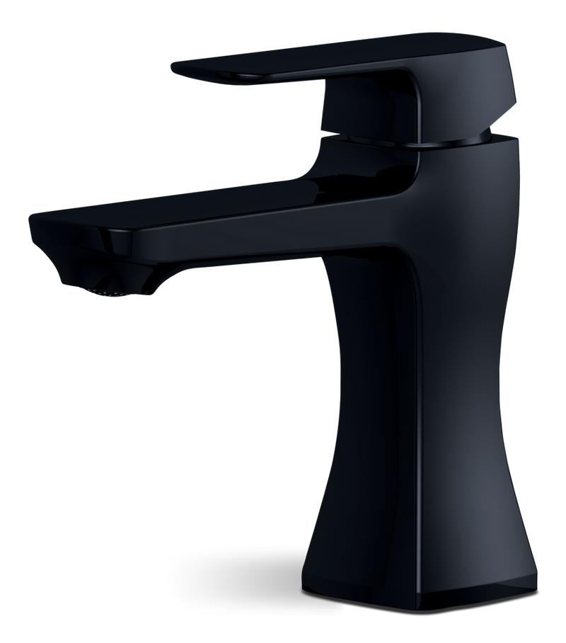 Danze Aztek Single Handle 4-in Centreset Bathroom Sink Faucet with Pop-up Drain, Matte Black A5