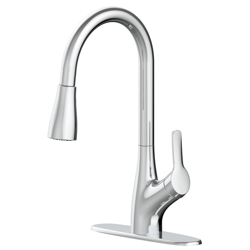 Danze Clarivo 2-in-1 Filtration 1-Handle Pull Down Kitchen Faucet, Various Finishes O1
