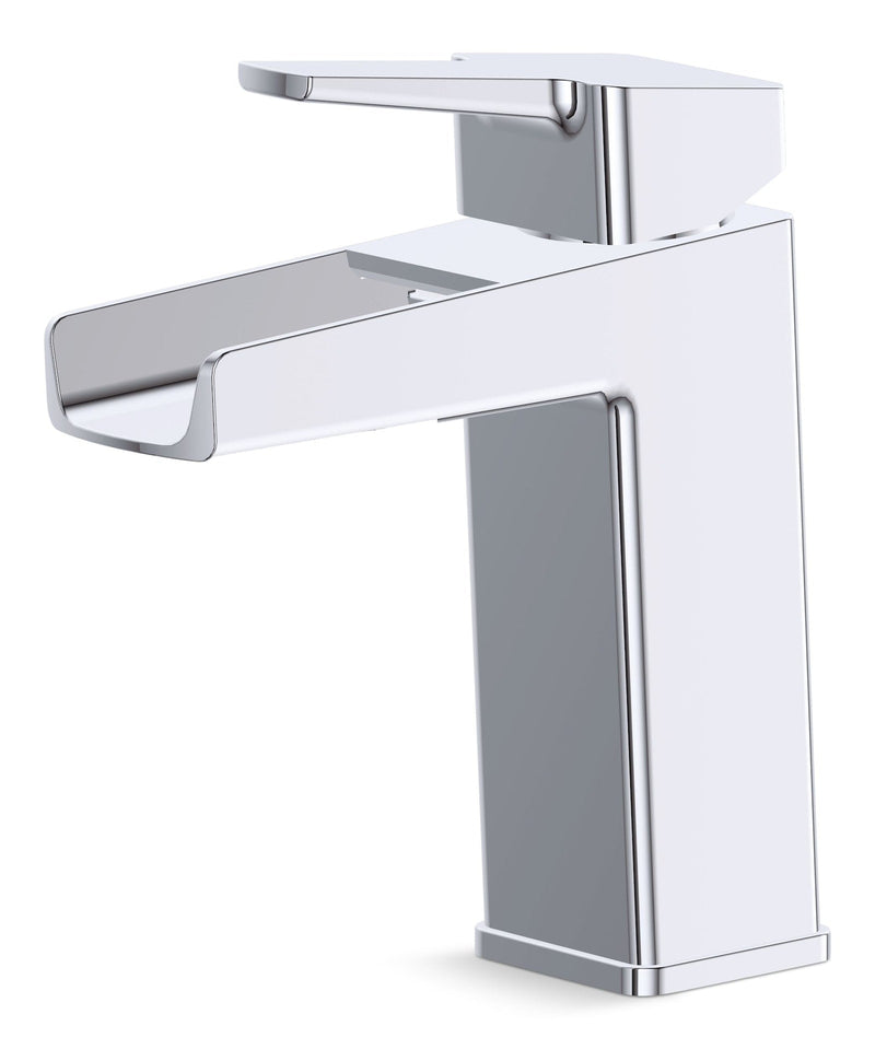 Danze Reeve Single Handle Single Hole 4-in Centerset Bathroom Sink Faucet with Pop-up Drain, Chrome B2