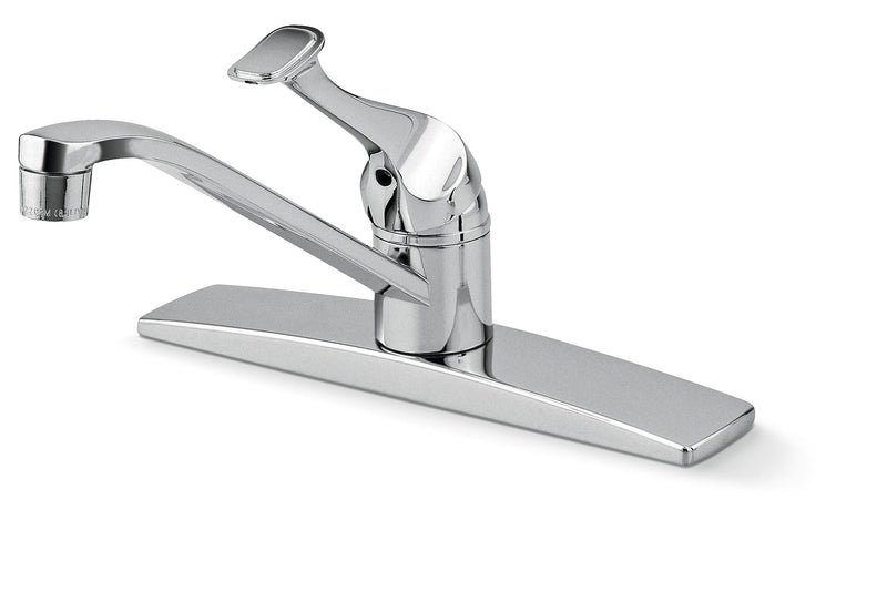 Danze Single Handle Metal Lever Kitchen Faucet, Chrome Y7