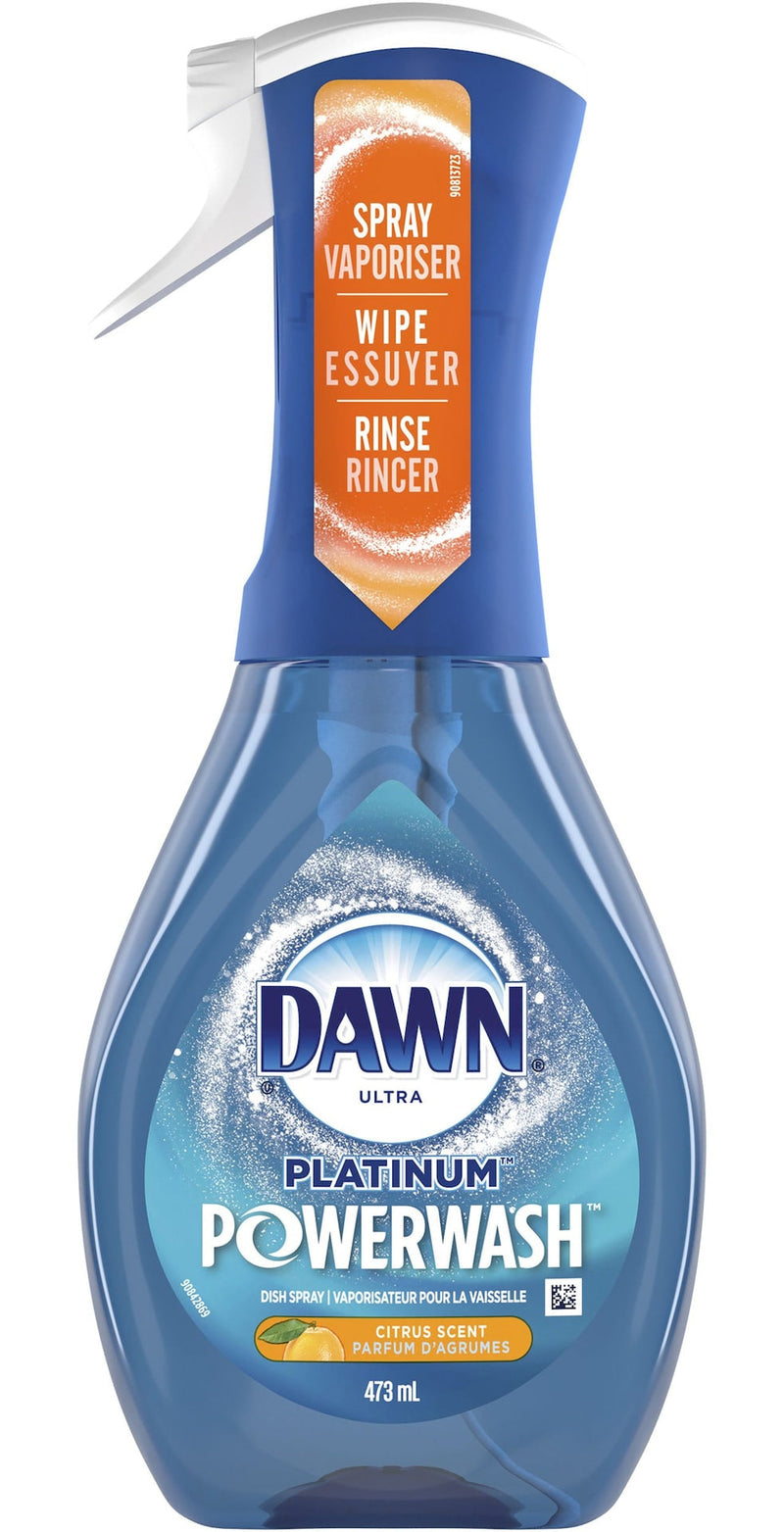 Dawn Ultra Platinum Powerwash Dish Soap Spray, Assorted Scents, 473-mL A4