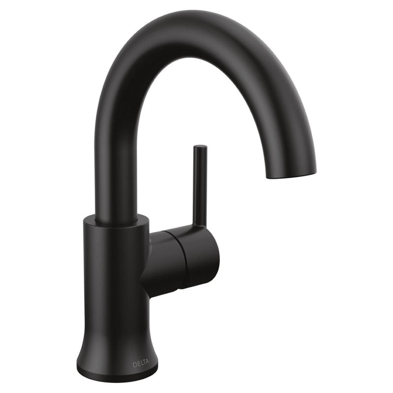 Delta 1-Handle Lavatory Faucet with Diamond Seal Technology, Matte Black O1